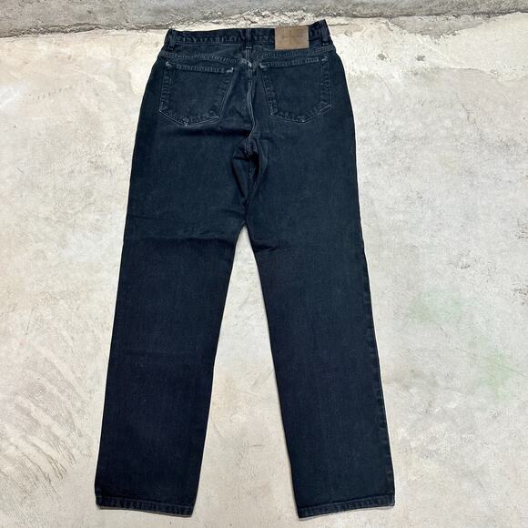 Calvin Klein Men Denim Jeans Black Sz 32W x 30L Straight Leg Relaxed Fit VTG - Picture 2 of 6